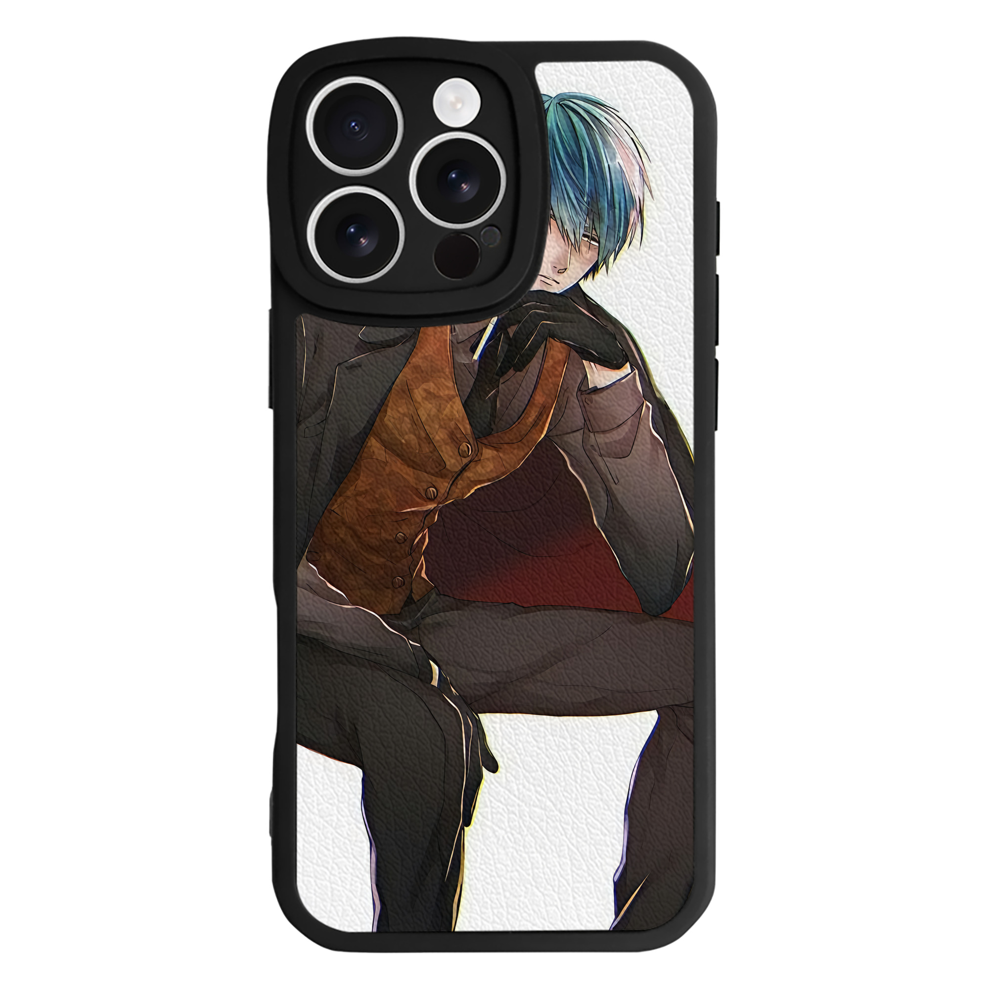 （画像用） 刀剣乱舞 Touken Ranbu 【iPhone 16シリーズ対応】シリコンスマホケース（レザー調） 材質：シリコン